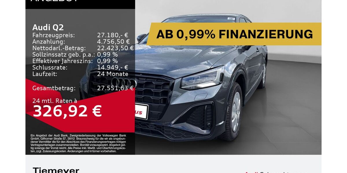 Audi Q2 8.551 km 24.980 &euro; Gelsenkirchen 45894
