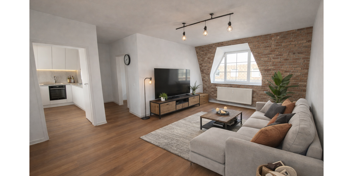 Etagenwohnung Duisburg Duisburg-Mitte - 3 Zimmer, 89 m&sup2;, 740&euro; | Angebot:25547127