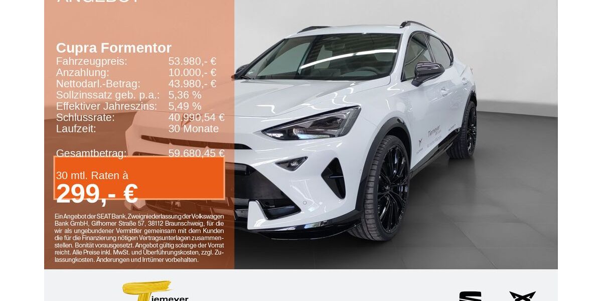 Cupra Formentor 2.999 km 52.580 &euro; Bochum 44809