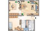Etagenwohnung Recklinghausen Grullbad - 3 Zimmer, 57 m&sup2;, 237&euro; | Angebot:26279234