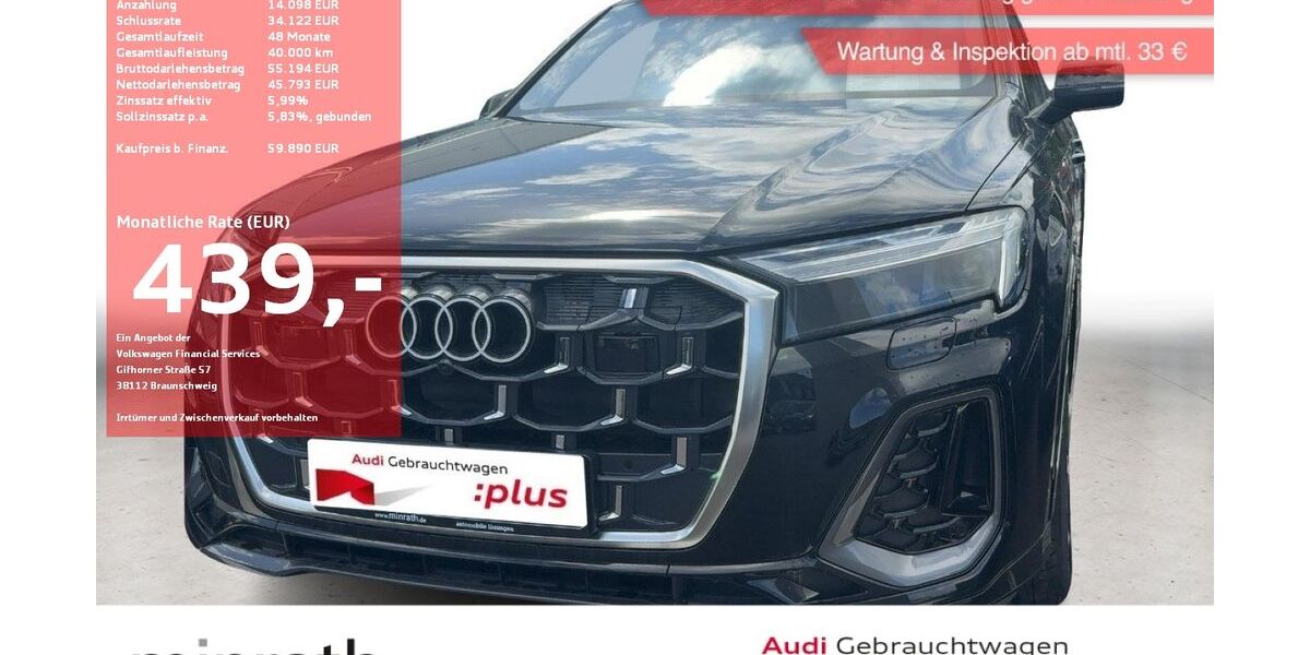 Audi Q7 6.048 km 59.890 &euro; Moers-Hülsdonk 47441