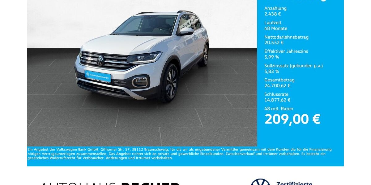 VW T-Cross 22.040 km 22.990 &euro; Wesel 46485