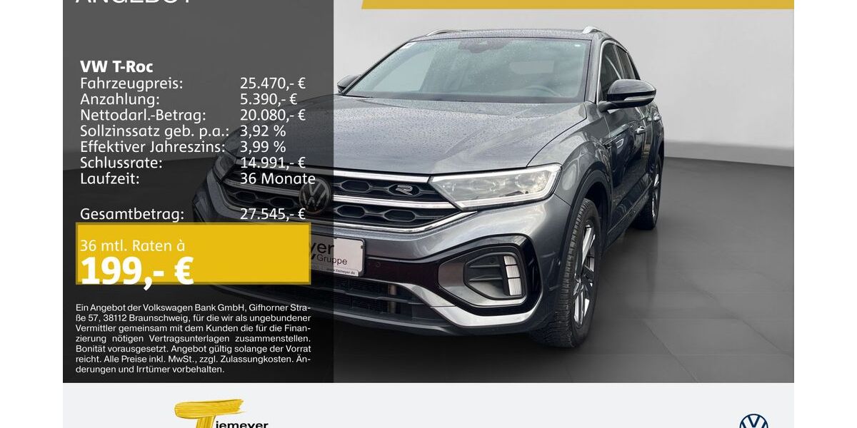 VW T-Roc 74.244 km 25.250 &euro; Recklinghausen 45663