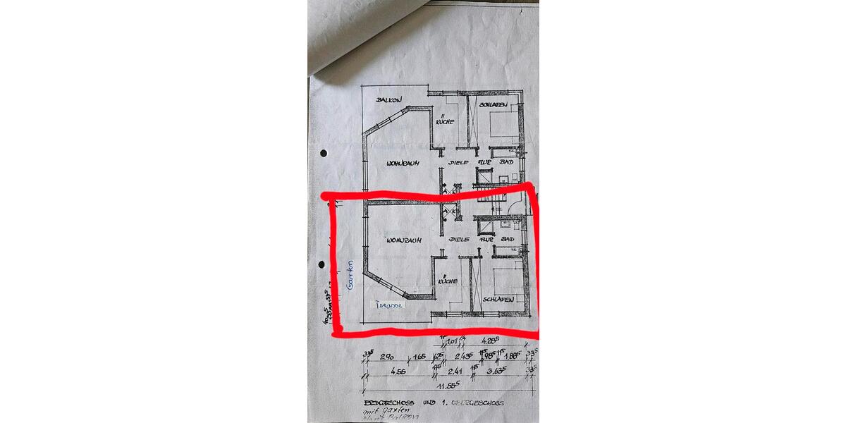 Erdgeschoßwohnung Moers Rheinkamp - 2 Zimmer, 66 m&sup2;, 195.000&euro; | Angebot:25973754