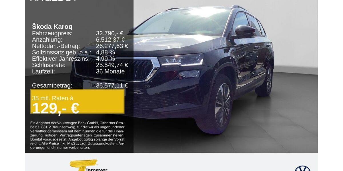Skoda Karoq 27.337 km 32.370 &euro; Oberhausen 46047
