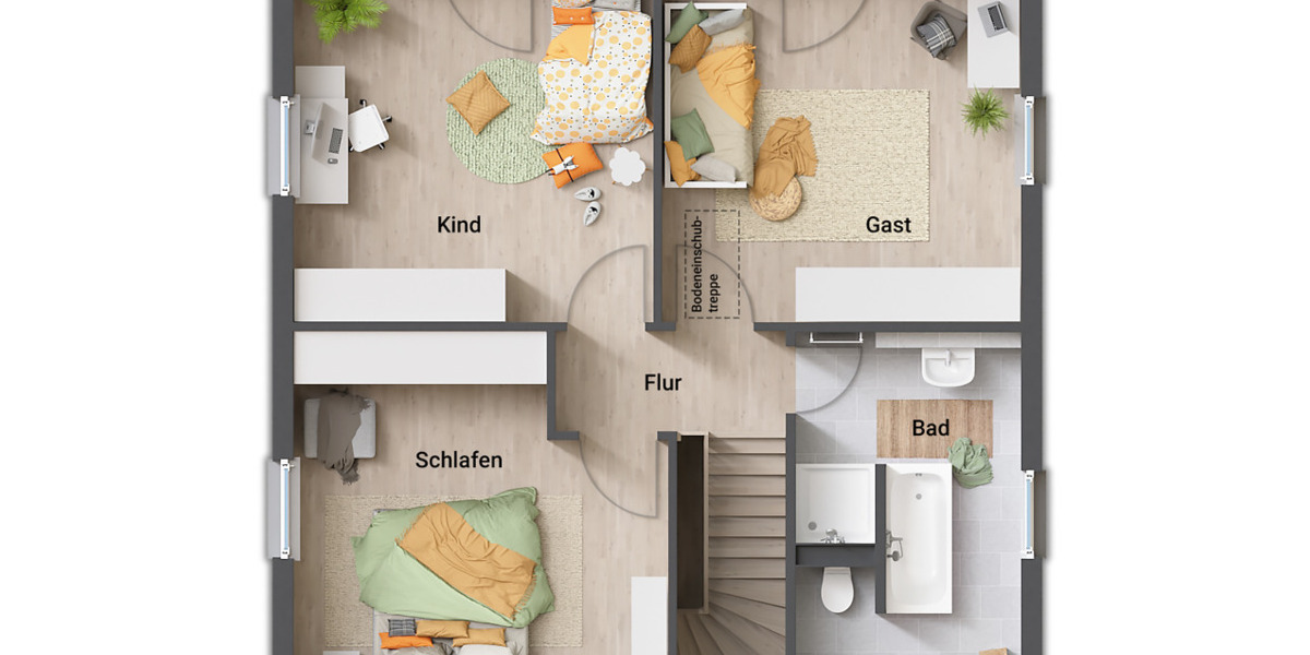 Einfamilienhaus Marl Alt-Marl - 4 Zimmer, 124 m&sup2;, 436.950&euro; | Angebot:25957241