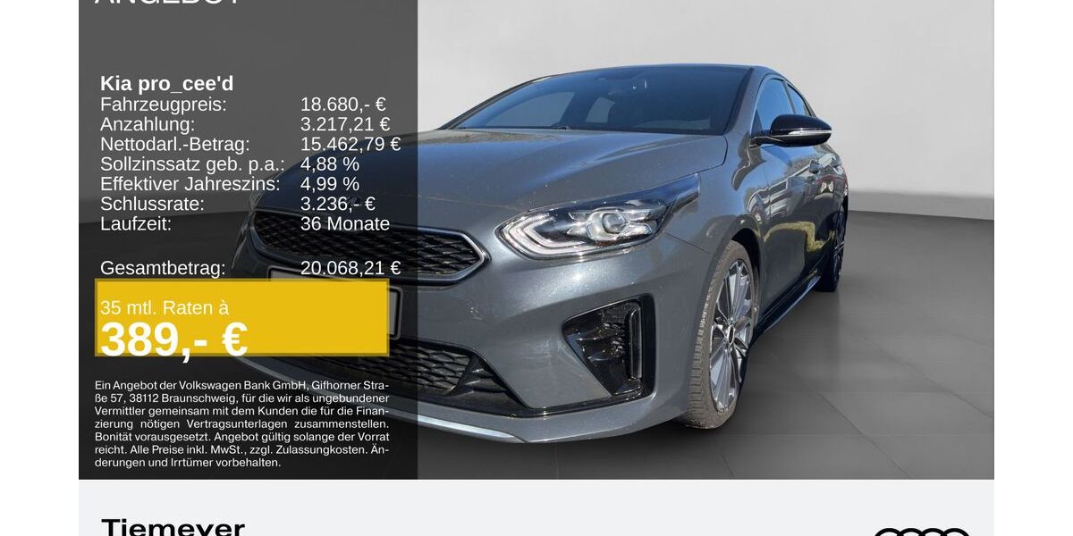 Kia pro ceed / ProCeed 74.660 km 18.680 &euro; Dorsten 46284