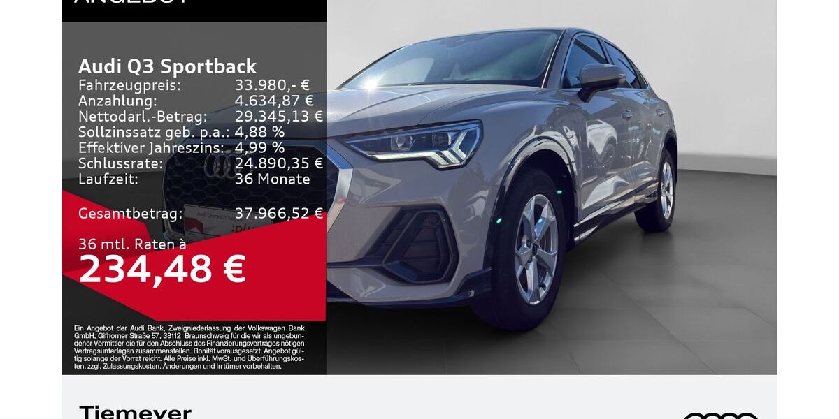 Audi Q3 29.999 km 33.980 &euro; Oberhausen 46047