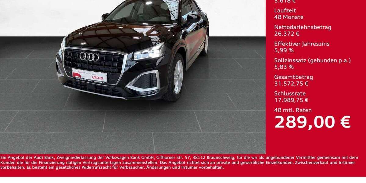 Audi Q2 9.325 km 31.990 &euro; Wesel 46485