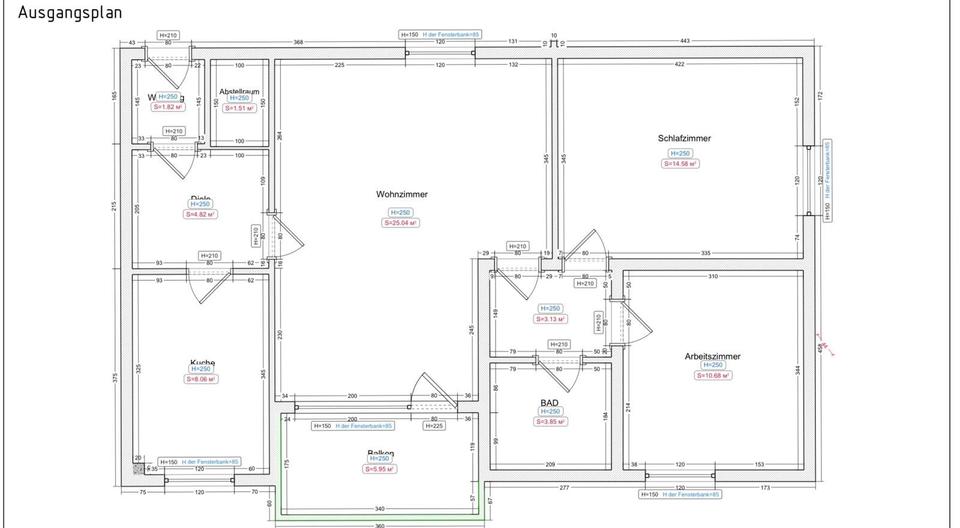 Etagenwohnung Essen Stadtbezirk IX - 3.5 Zimmer, 74 m&sup2;, 220.000&euro; | Angebot:26126918