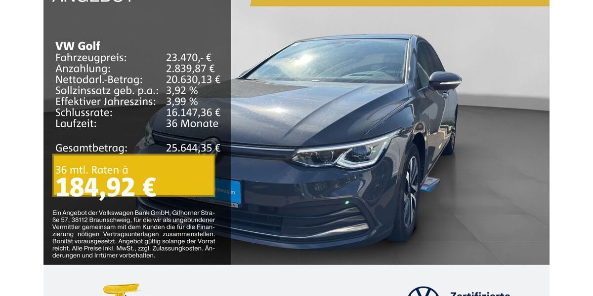 VW Golf 40.129 km 23.470 &euro; Oberhausen 46047