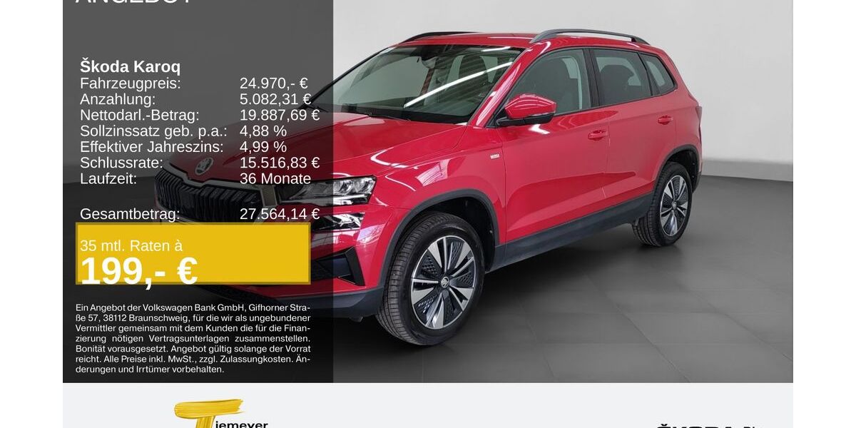 Skoda Karoq 44.698 km 24.970 &euro; Bochum 44809