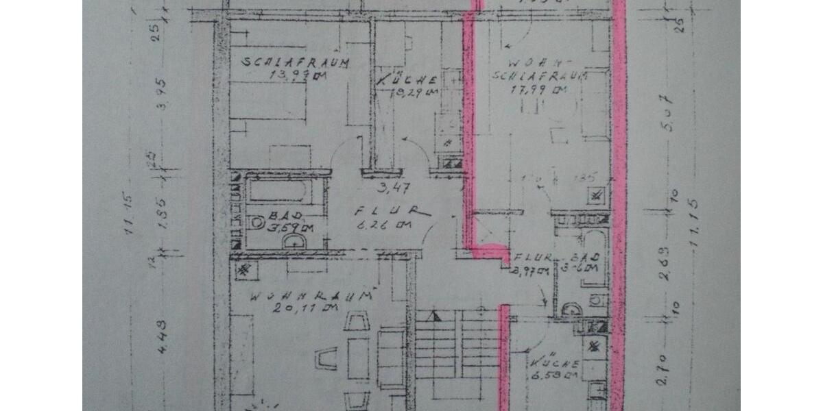 Dachgeschoßwohnung Duisburg Duisburg-Mitte - 1.5 Zimmer, 32 m&sup2;, 700&euro; | Angebot:26464184