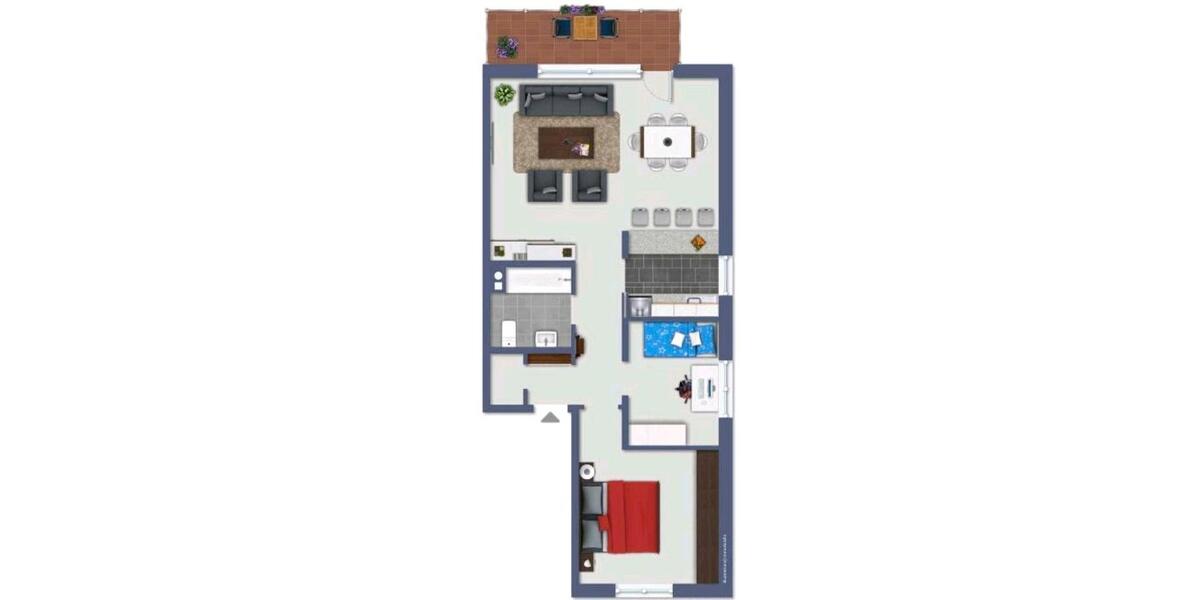Etagenwohnung Recklinghausen Grullbad - 3.5 Zimmer, 66 m&sup2;, 561&euro; | Angebot:26623791