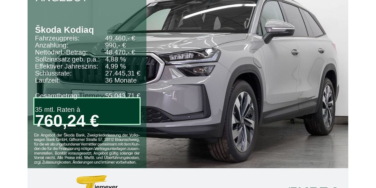 Skoda Kodiaq 12.755 km 49.460 &euro; Bochum 44809