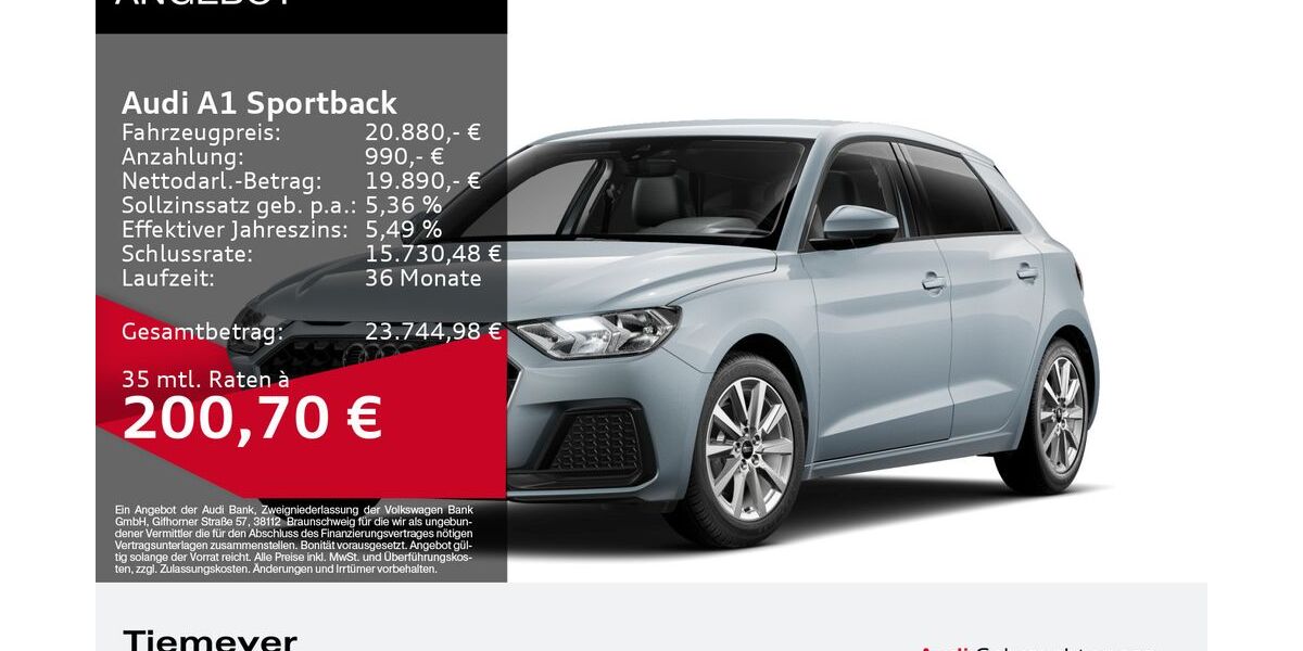 Audi A1 5.914 km 20.550 &euro; Bochum 44809