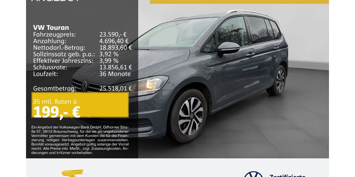 VW Touran 66.998 km 23.590 &euro; Duisburg 47059