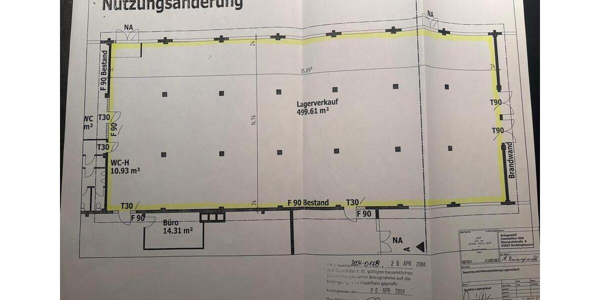Gewerbeobjekt Recklinghausen Hillerheide - 2.618&euro; | Angebot:26703472