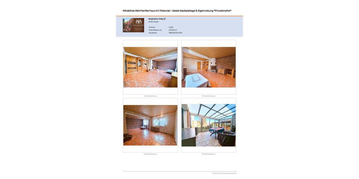 Mehrfamilienhaus, Wohnhaus Essen Stadtbezirk IV - 599.000&euro; | Angebot:26221165