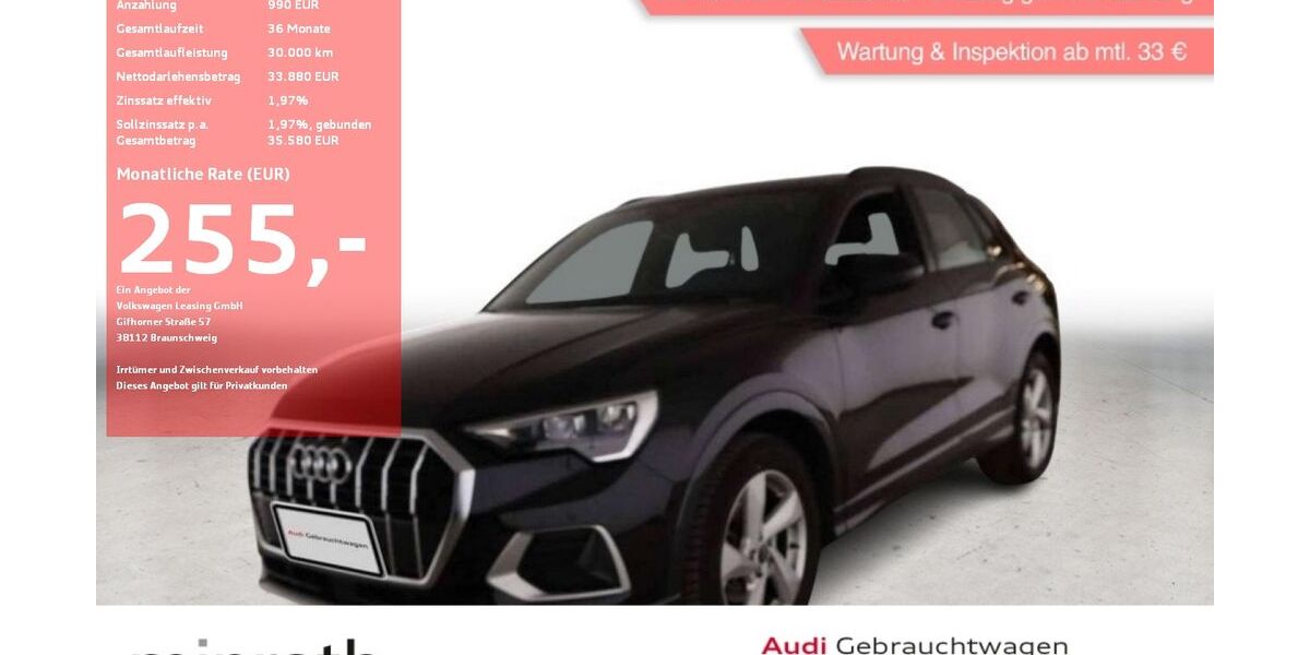 Audi Q3 14.373 km 33.630 &euro; Moers-Hülsdonk 47441