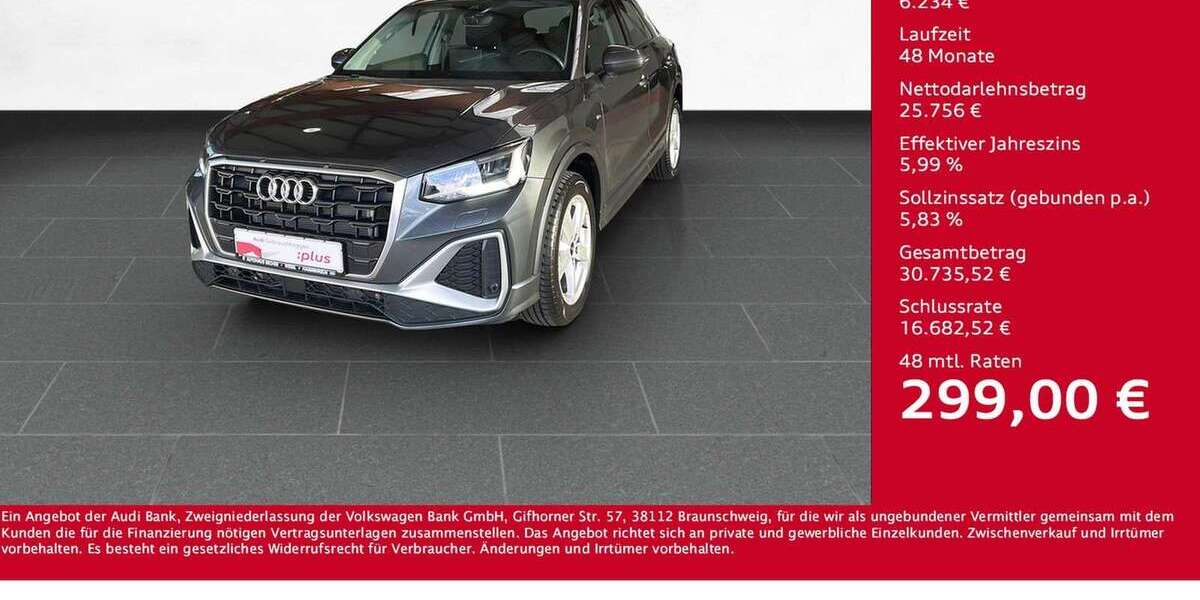 Audi Q2 6.721 km 31.990 &euro; Wesel 46485