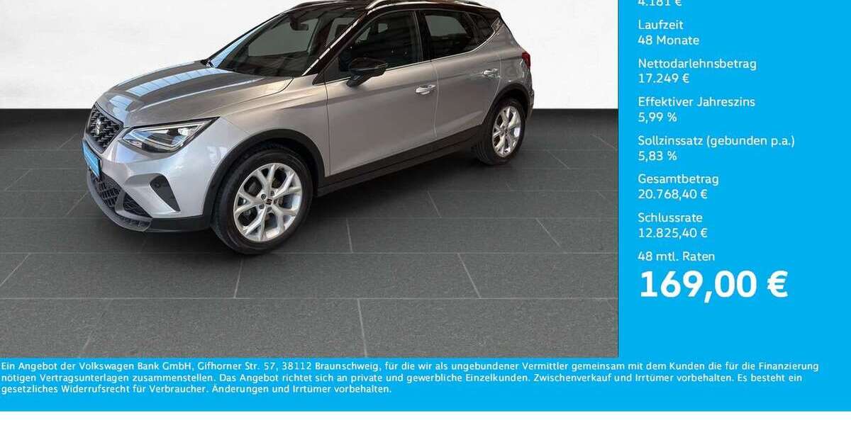 Seat Arona 17.021 km 21.430 &euro; Wesel 46485