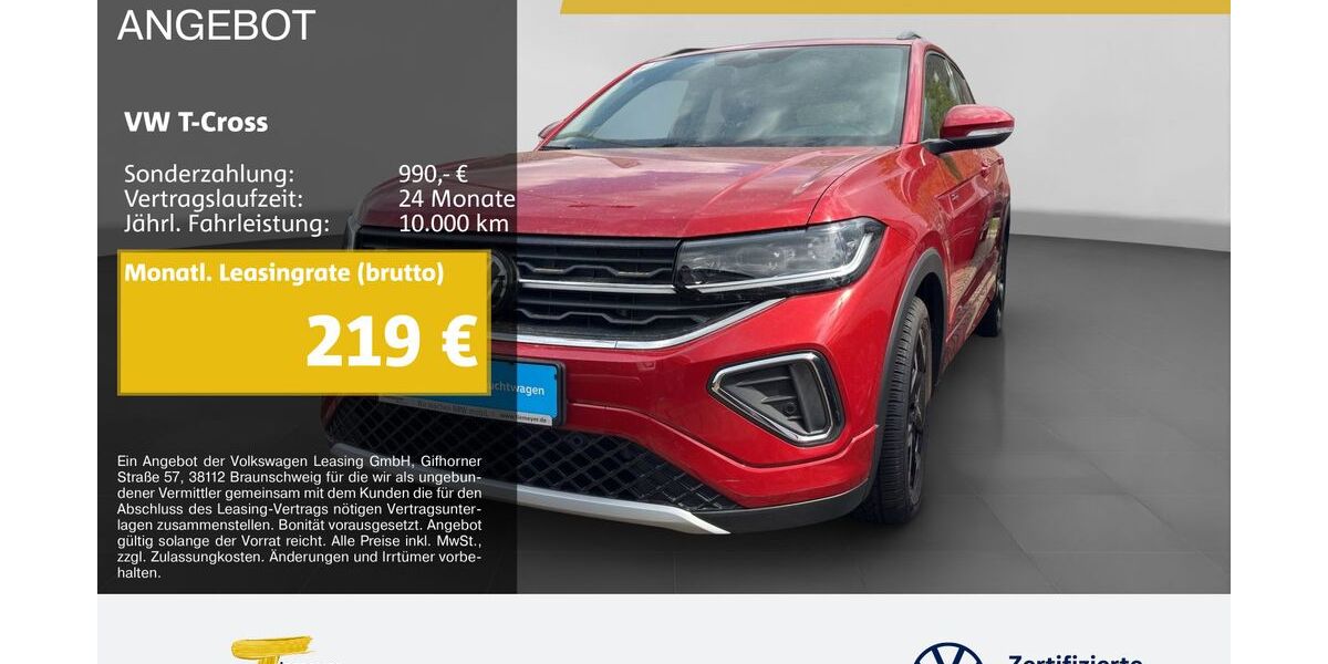 VW T-Cross 5.485 km 27.970 &euro; Oberhausen 46047