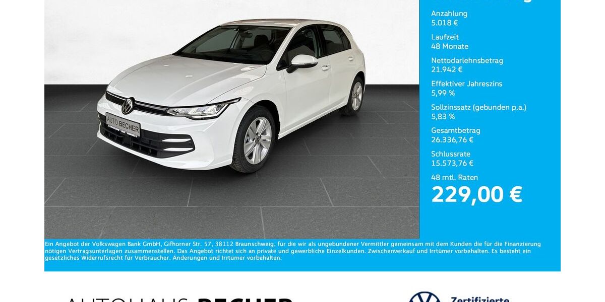 VW Golf 6.000 km 26.960 &euro; Wesel 46485