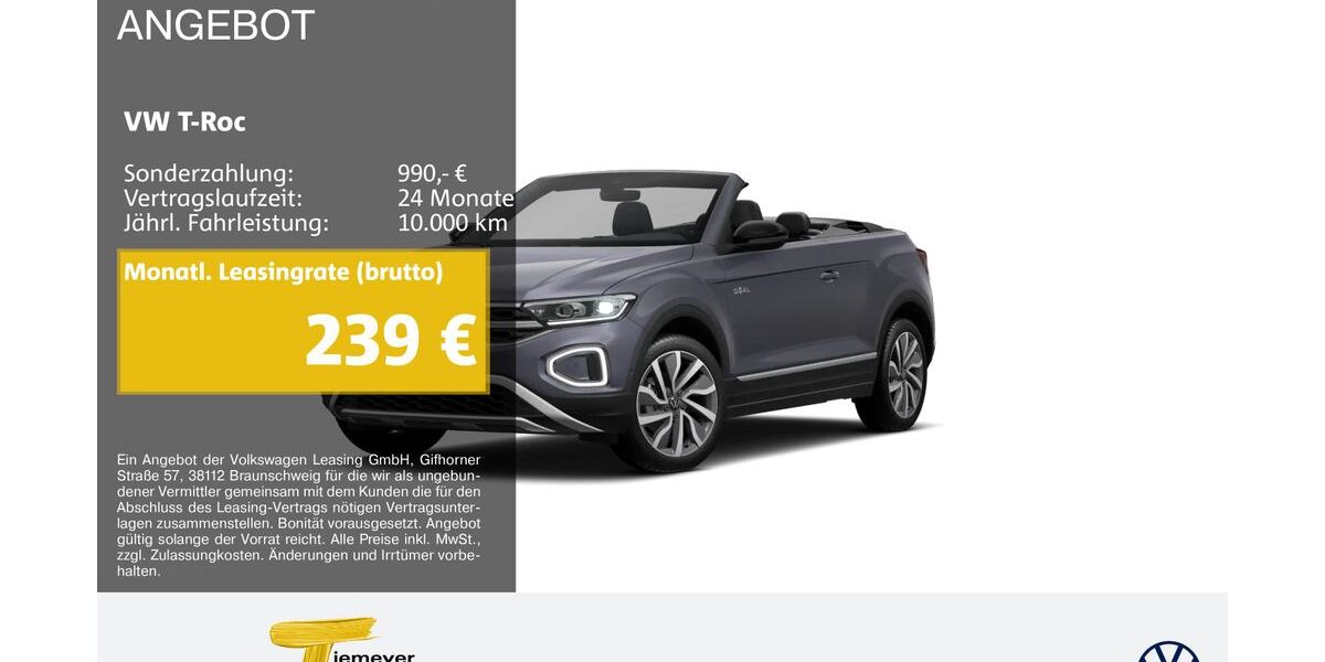 VW T-Roc 24.876 km 27.770 &euro; Duisburg 47059